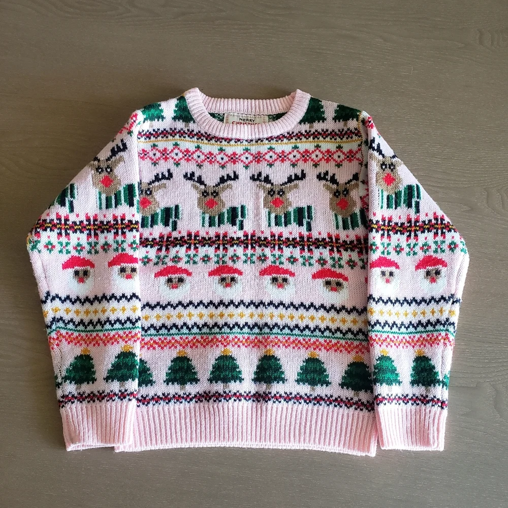 Girls Festive Holiday Sweater Collection - Picture 4 of 7